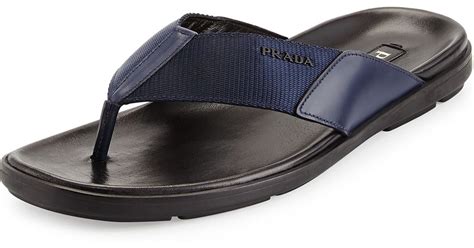 prada slipper men|prada flip flops men's.